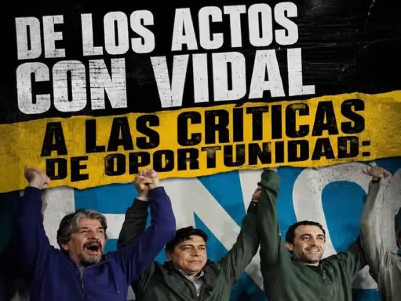 DE LOS ACTOS CON VIDAL A LAS CR&Iacute;TICAS DE OPORTUNIDAD:CARAMBIA HABLA DE LOS MILLONES DE YPF, PERO CALL&Oacute; CUANDO FUND&Iacute;AN LAS HERAS