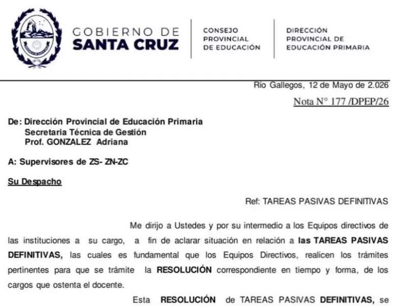 ADOSAC: “RASGIDO DESCARTA DOCENTES”