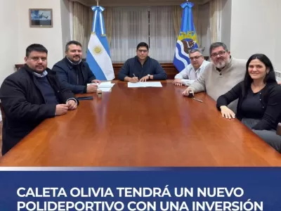 M&Aacute;S DE $4.440.000.000 DE INVERSI&Oacute;N PARA UN NUEVO POLIDEPORTIVO EN CALETA OLIVIA